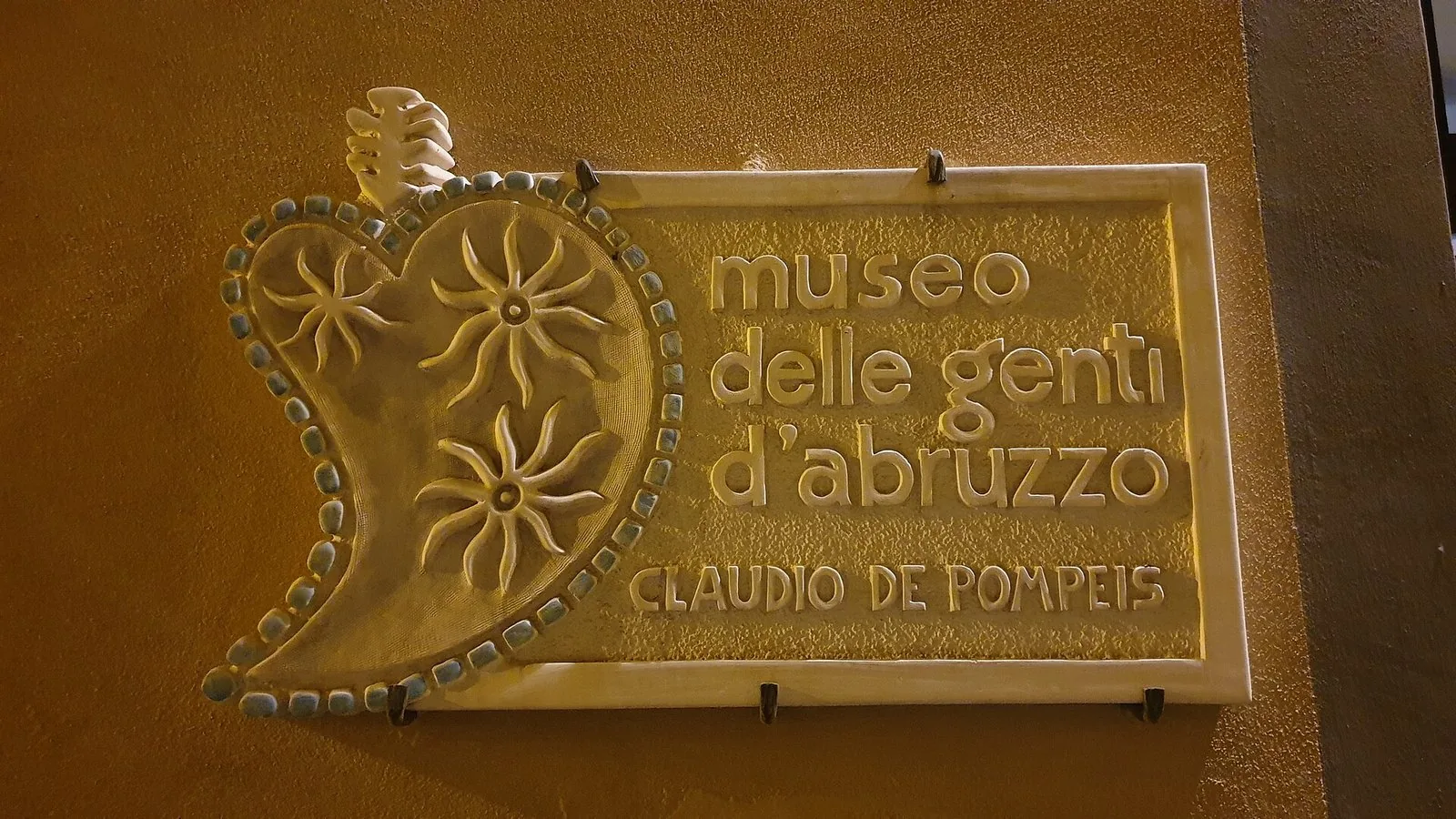 L'ingresso del Museo delle Genti d'Abruzzo a Pescara